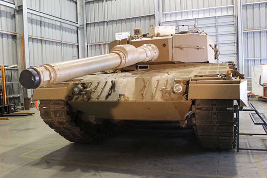 Tanque Leopard 2A4 en CMIF Talagante Foto Famae