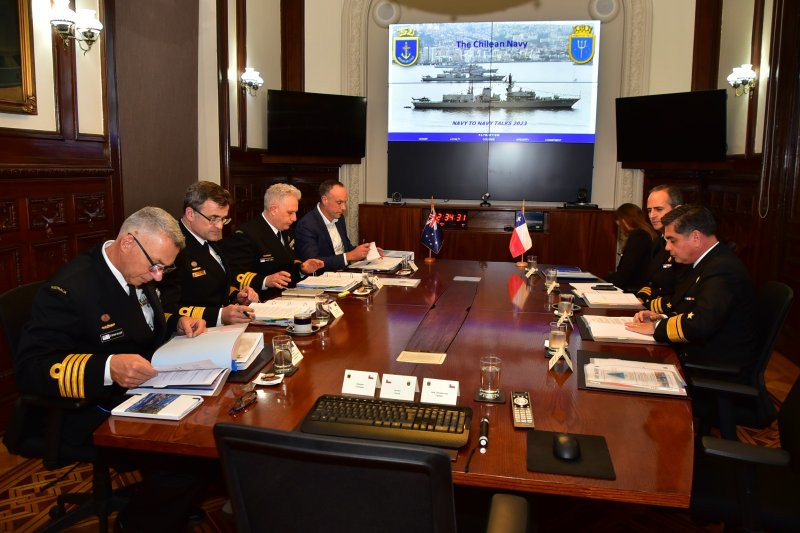 Reuniu00f3n bilateral Armada de Chile y Royal Australian Naval Foto Armada de Chile 004