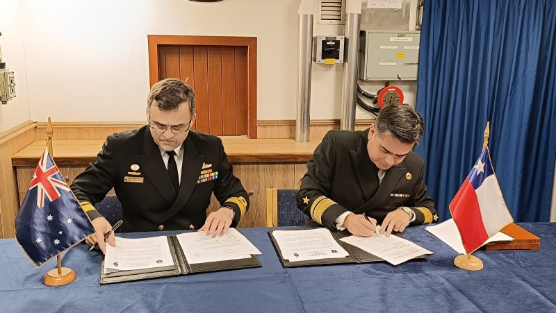Reuniu00f3n bilateral Armada de Chile y Royal Australian Naval Foto Armada de Chile 005