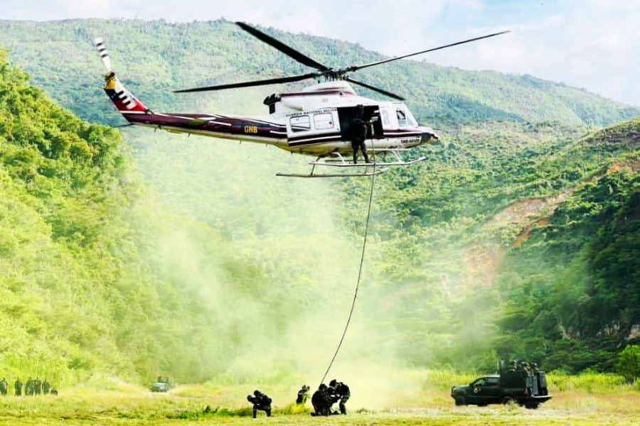 Venezuela GuardiaNacional Bell 412EP GNV