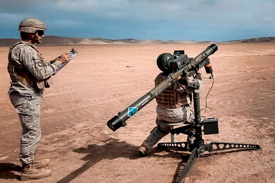 Curso de capacitación de sistema de artillería antiaérea de misiles Mistral de MBDA Foto Ejército de Chile