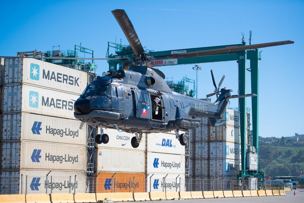 Ejercicio GRI rescate de buque secuestrado en muelle del terminal DP World Foto EPSA