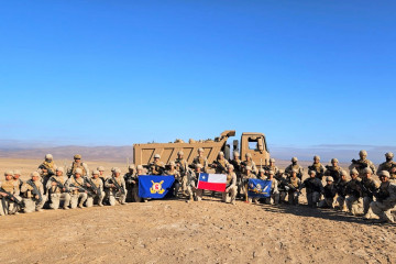FIPU Batallón de Ingenieros Azapa en Pampa Chaca Foto Ejército de Chile