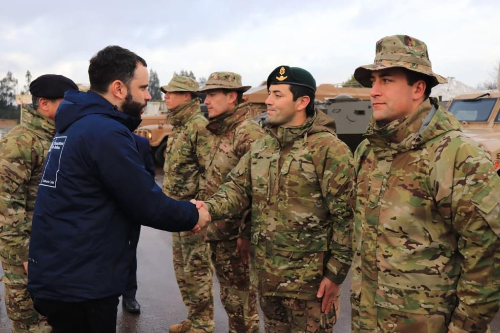 Visita del subsecretario Montero al Grupo de Tarea Arauco Foto Subsecretaru00eda de Defensa 004