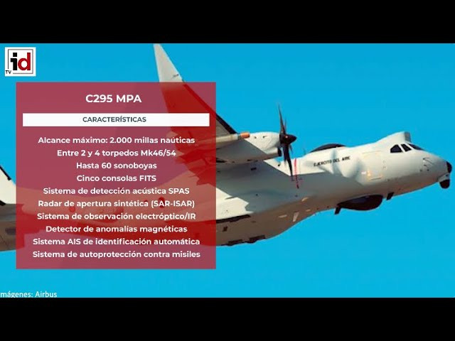 Así será el C295 de patrulla marítima de España