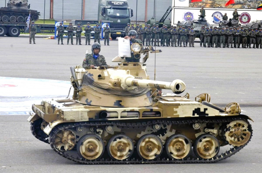 AMX 13 Ecuatoriano 2. Foto Ejercito del Ecuador