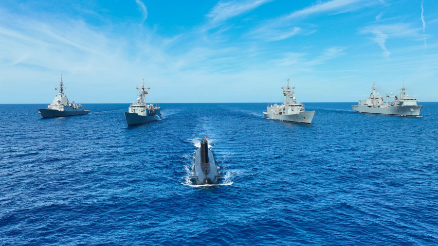Despliegue armada ejercicio mar asw