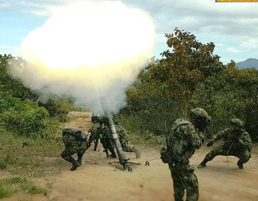 Ejercito Colombiano en acción. Foto Infodefensa.com