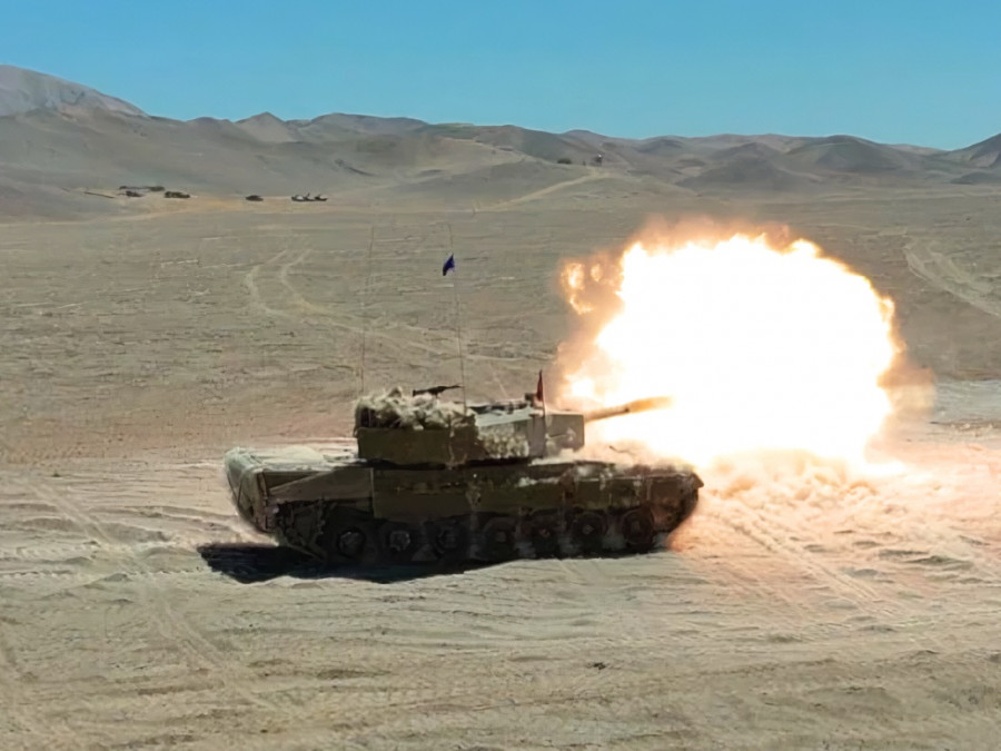 Competencia Nacional de Tripulaciones de Tanques Foto Ejército de Chile