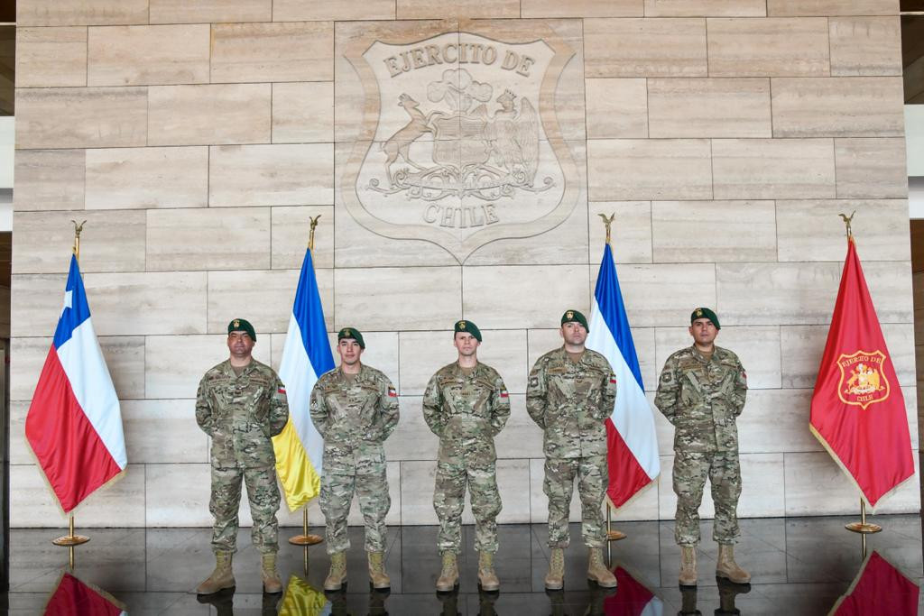 Equipo de la III Divisiu00f3n de Montau00f1a que participaru00e1 en el ejercicio con tropas espau00f1olas Foto Eju00e9rcito de Chile