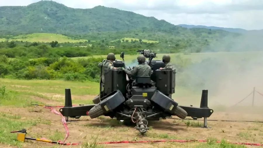 Oerlikon Ecuatoriano. Foto Ejercito del Ecuador