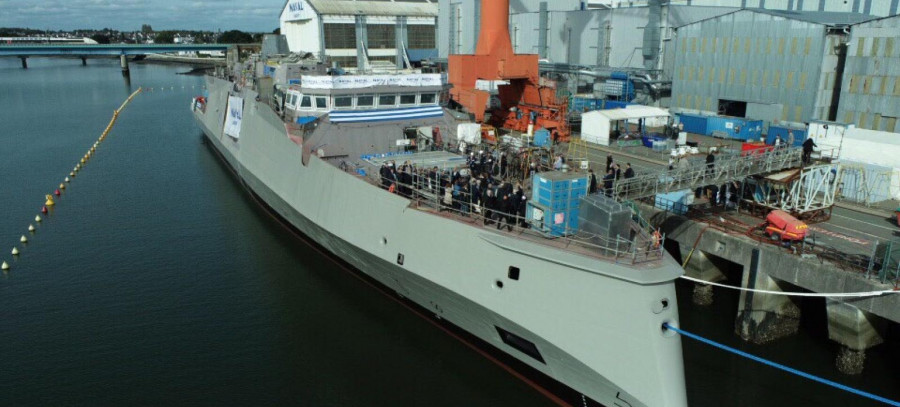 Fragata griega HS Kimon de tipo FDI HN. Foto. Naval Group