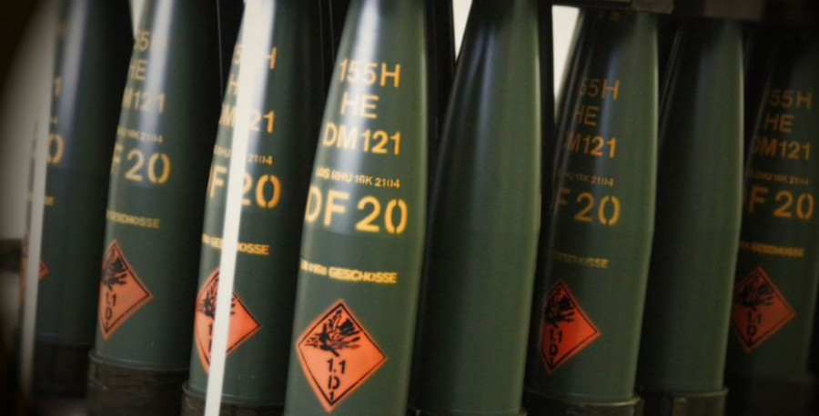 Munición de 155 mm. Foto. Rheinmetall
