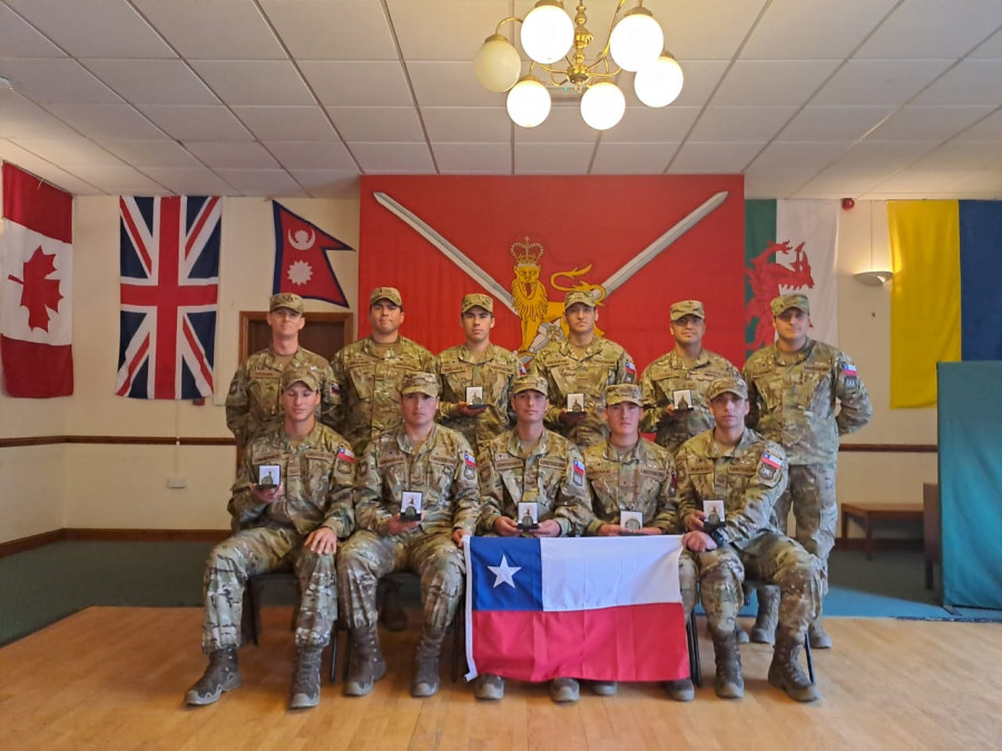Patrulla de la VI División obtiene medalla de honor en Cambrian Patrol 2023 Foto Ejército de Chile
