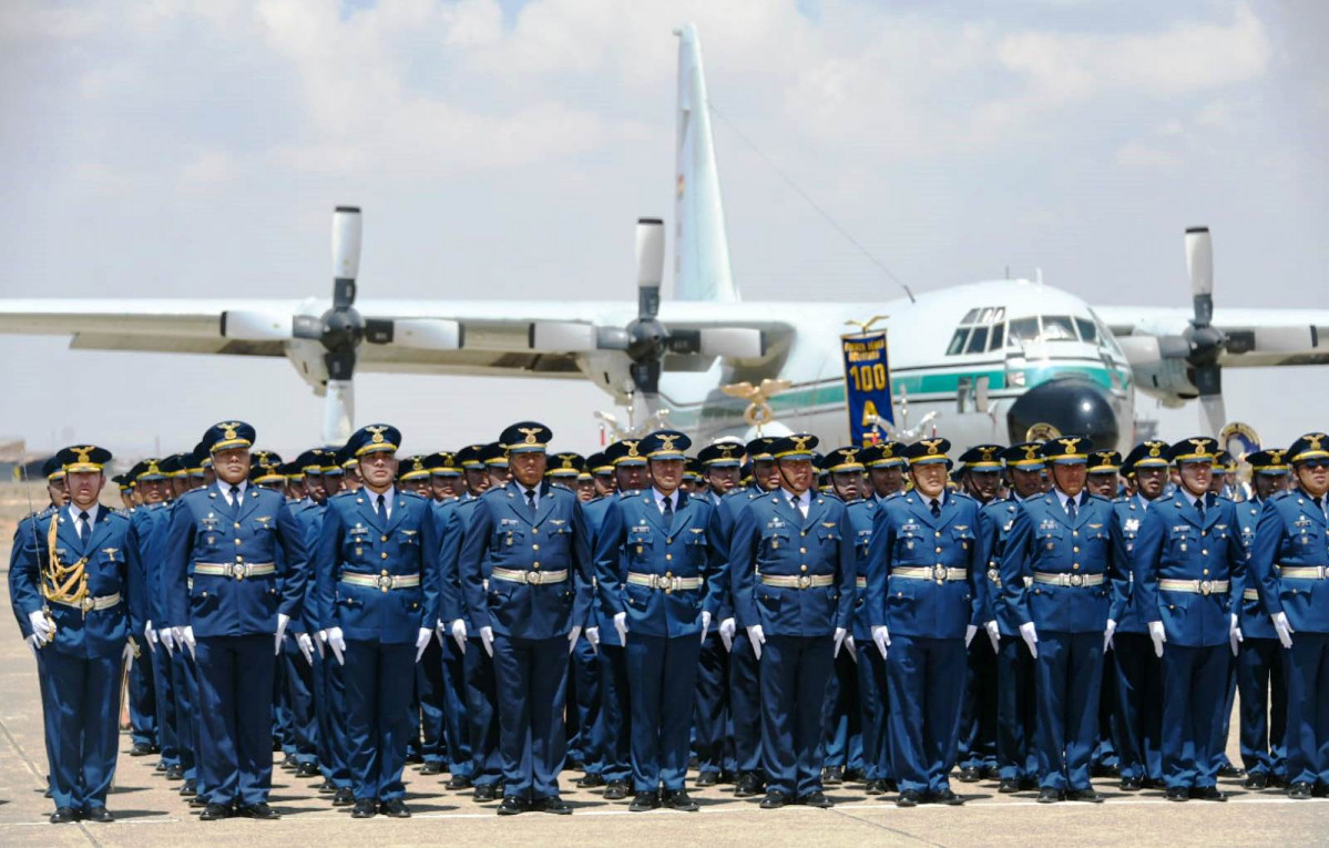 Bolivia FzaAerea 100 aniversario MinDefBol