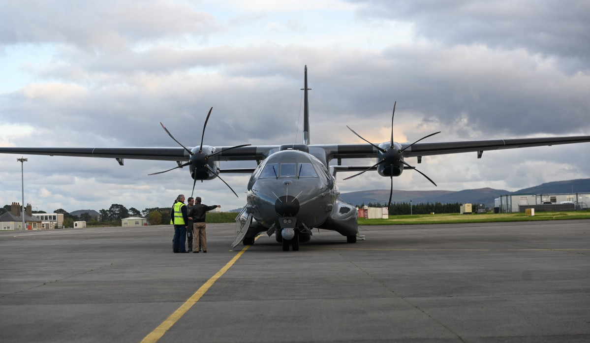 Segundo aviu00f3n C295 irlandu00e9s. Foto. Irish Air Corps 01