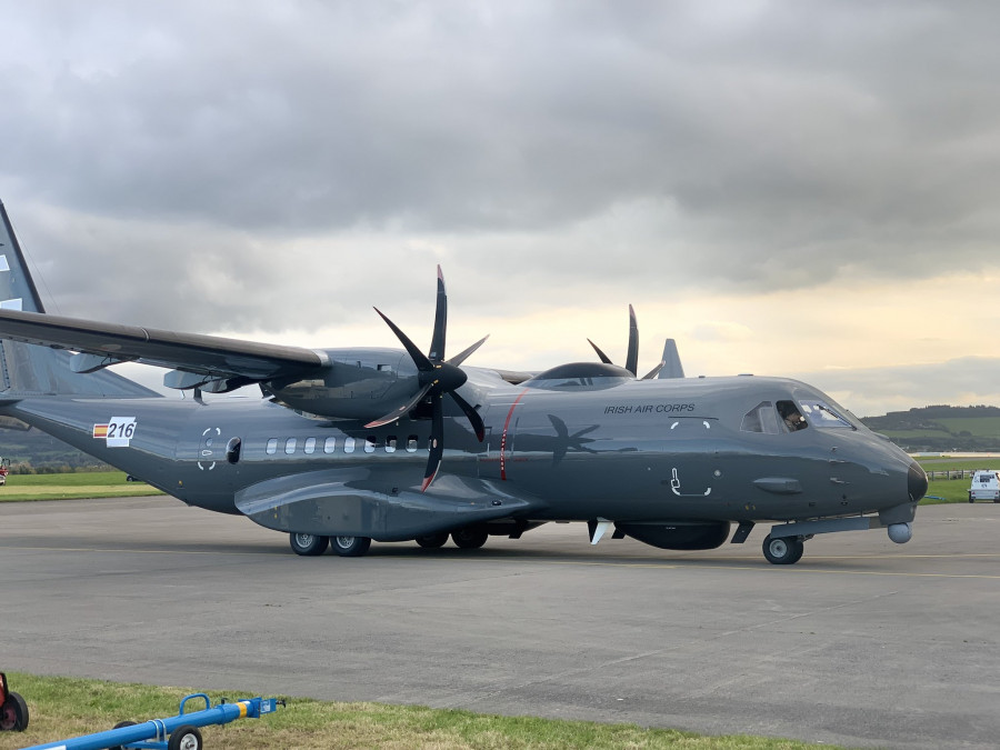 Segundo avión C295 irlandés. Foto. Irish Air Corps