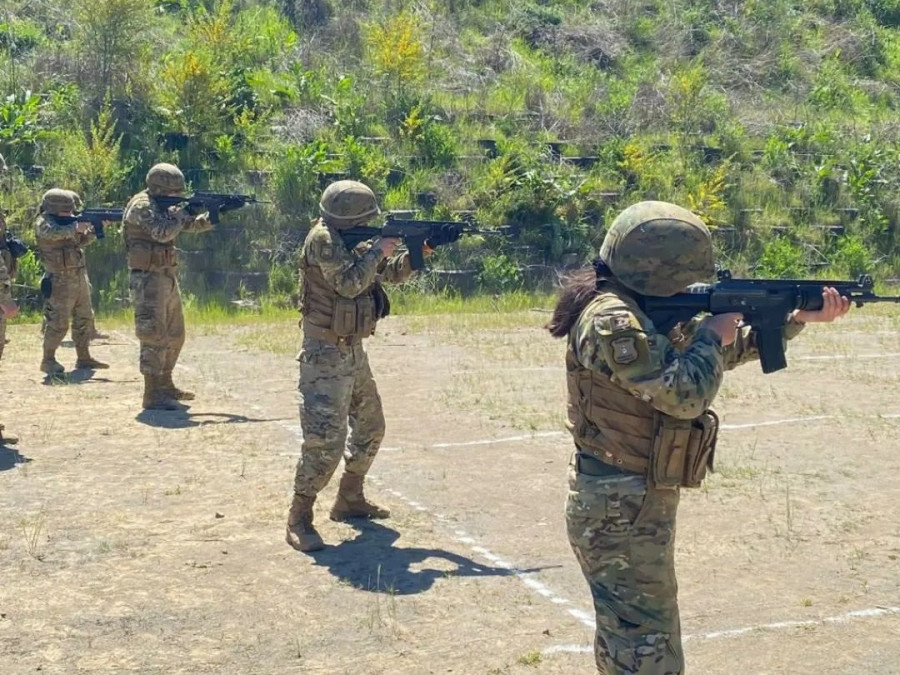 Certificación de competencias del personal de la Batería de Artillería de Montaña Carvallo para operar en la Macrozona Sur Foto Destacamento de Montaña N17 Los Ángeles del Ejército de Chile