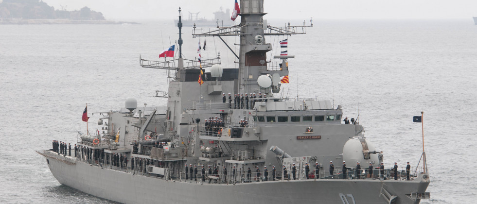 Fragata antisubmarina Type 23 FF 07 Almirante Lynch Crédito Armada de Chile
