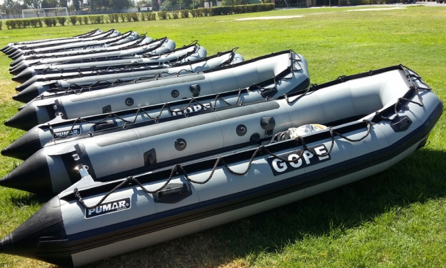 Botes Pumar del GOPE de Carabineros de Chile Firma Asmar