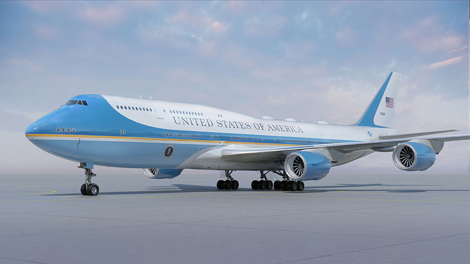 Aspecto del VC 25B, futuro Air Force One. Imagen. Boeing 01