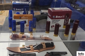 Cartuchos de escopeta calibre 12 de la línea Shield Less Lethal de Famae Firma Nicolas Garcia