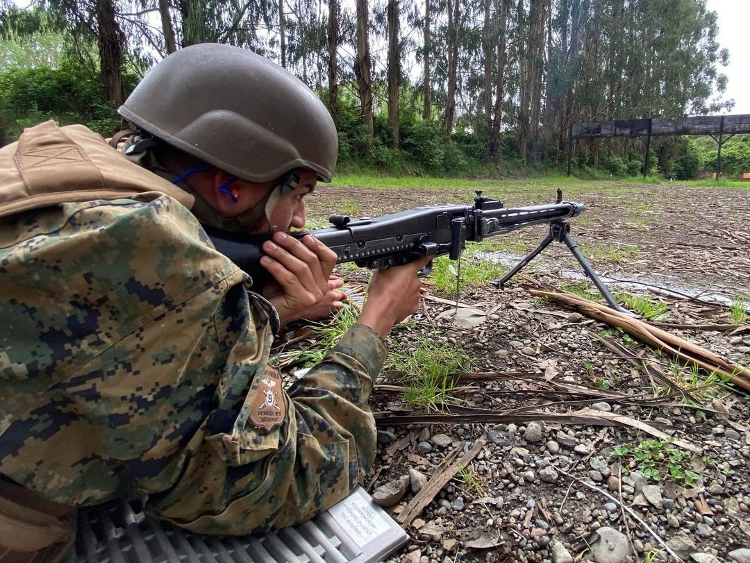 Certificaciu00f3n de tiro de ametralladora MG 3 Firma Firma Destacamento de Montau00f1a N9 Arauco Eju00e9rcito de Chile