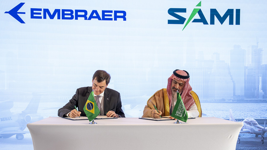SAMI and Embraer sign MoU to Begin Cooperation  2a