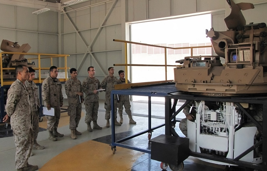 Curso de operacion de carro Marder 1A3 en el Cecombac Firma Eju00e9rcito de Chile