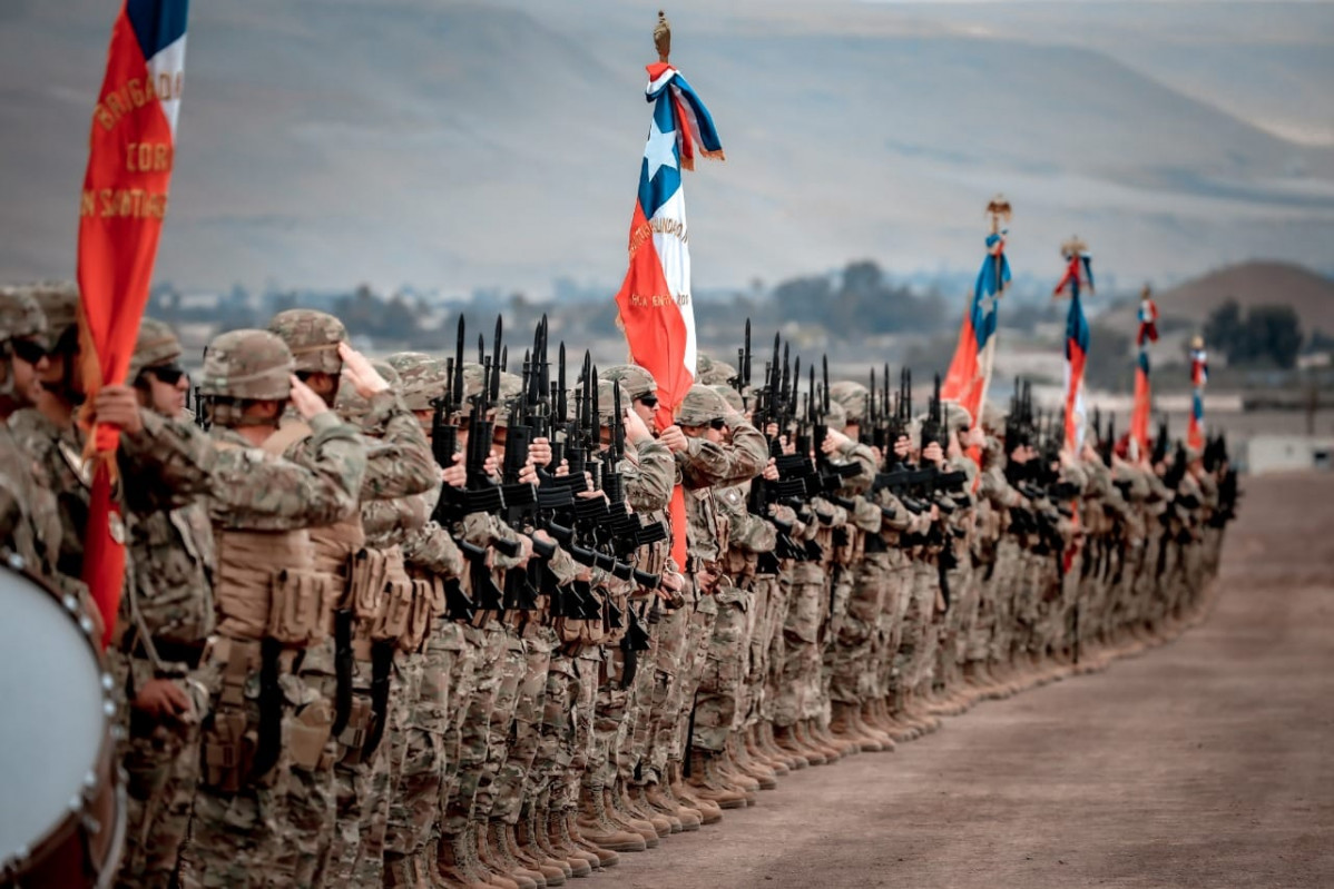 Cambio de mando Firma 1u00aa Brigada Acorazada Coraceros del Eju00e9rcito de Chile 005