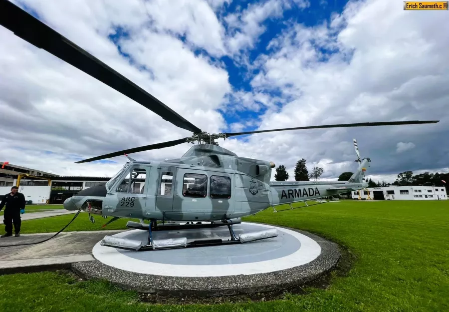 012 Bell 412i Colombiano. Foto Erich Saumeth C.