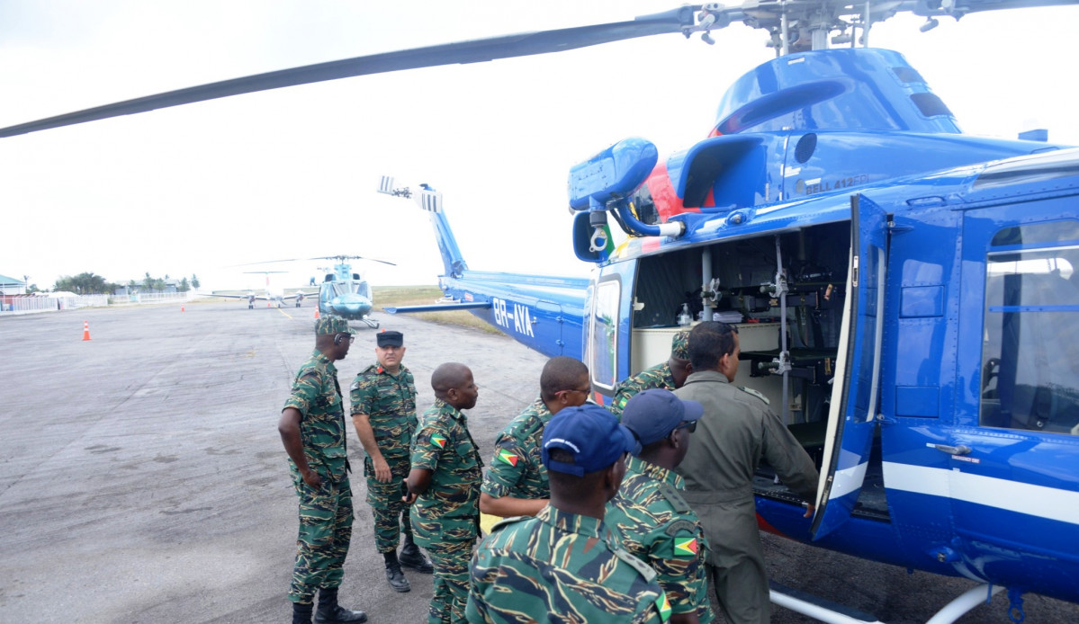 Guyana FzaDefensa Bell 412EPi GDF