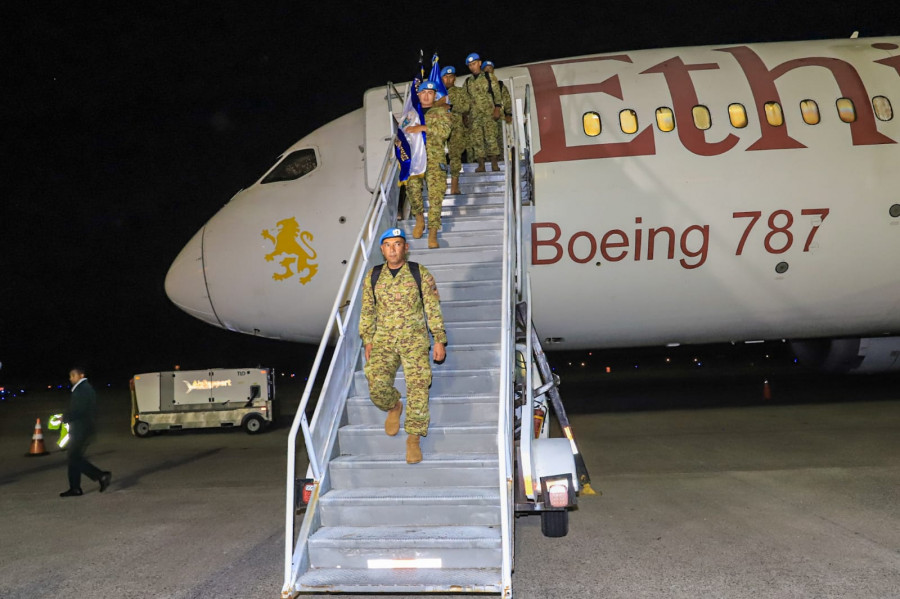 Contingente militar salvadoreño destacado en Malí regresa al país