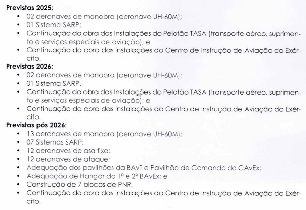 Sum rio de Projetos Estrat gicos do MD 1700265775 77