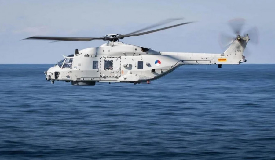 Helicóptero NH90 naval de Países BAjos. Foto. Ministerio de Defensa Neerlandés
