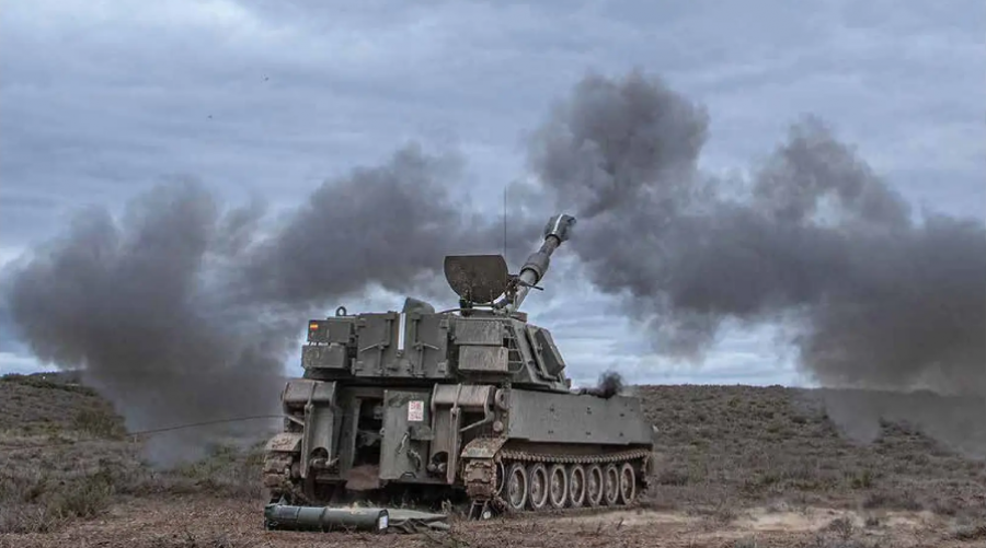 Obus m109 disparo excalibur