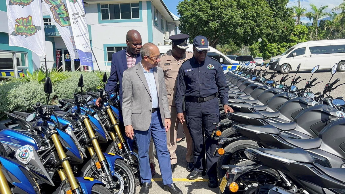 Jamaica Policia Yamaha FZ JCF 1