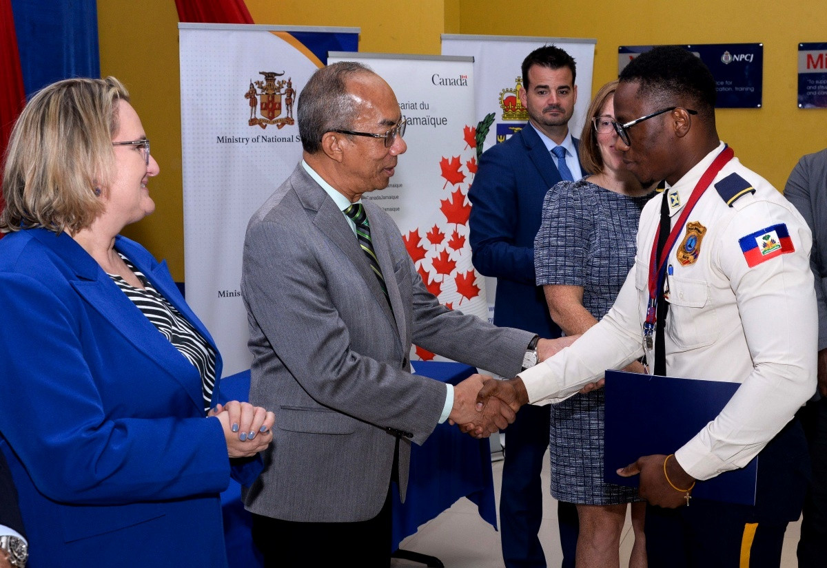 Haiti Policia Nacional Curso Jamaica JIS 