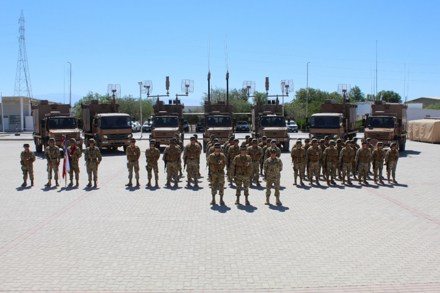 Cambio de mando en el Batallón de Telecomunicaciones N6 Tarapacá Firma VI División del Ejército de Chile
