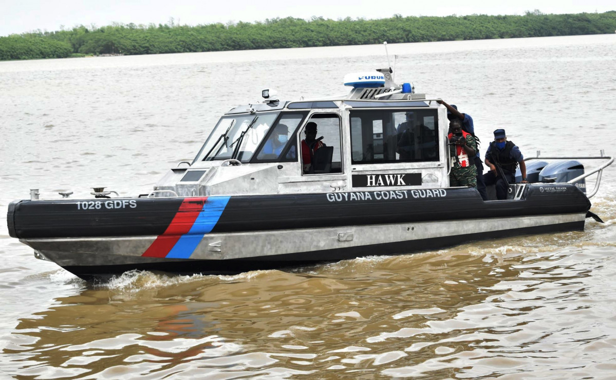 Guyana Guardacostas MetalShark 38 Defiant GDF