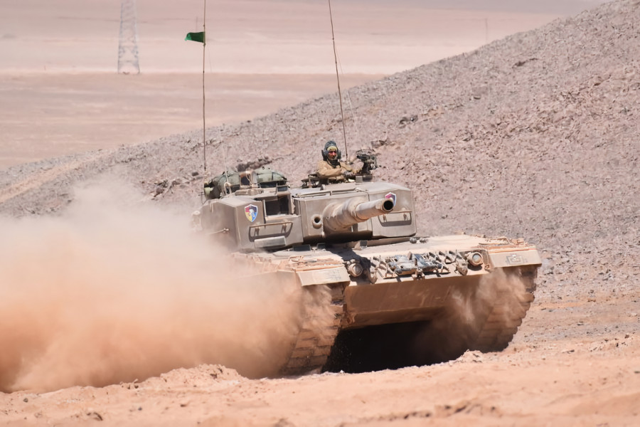 Tanque Leopard 2A4 Firma Ejército de Chile