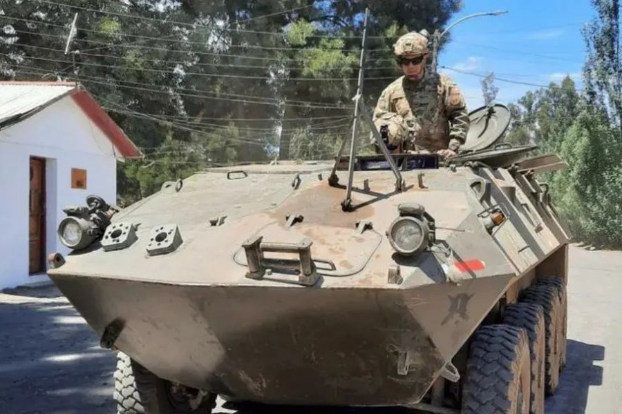 Curso de conductor de carro Mowag Famae Piraña Firma Destacamento de Montaña N17 Los Ángeles del Ejército de Chile