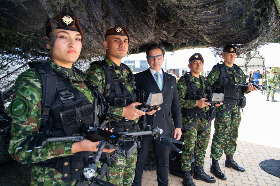 Drones donados 1. Foto Embajada EEUU