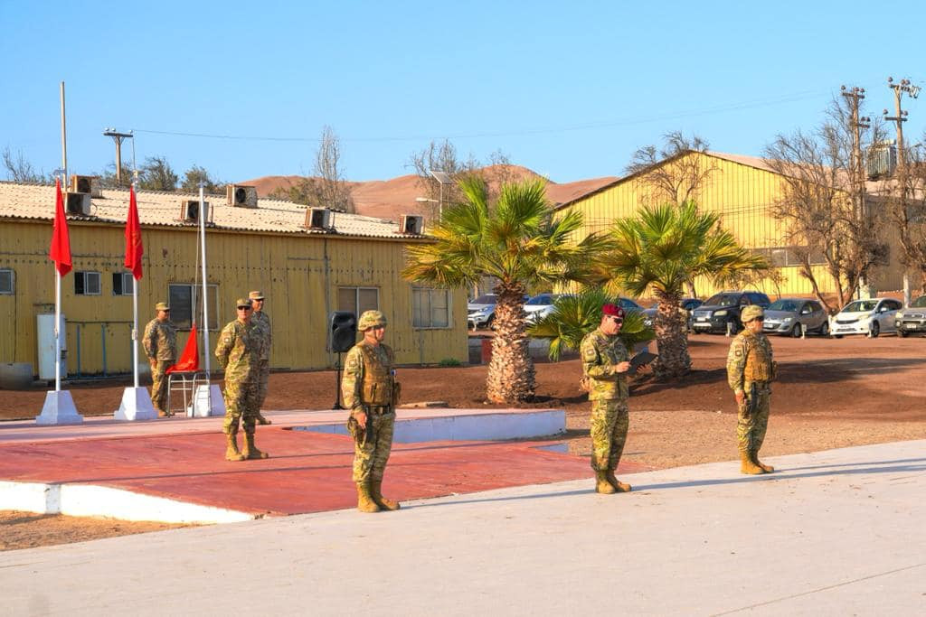 Cambio de mando en la Compau00f1u00eda de Ingenieros Mecanizada Nu00b09 Zapadores Firma 1 Brigada Acorazada Coraceros del Eju00e9rcito de Chile
