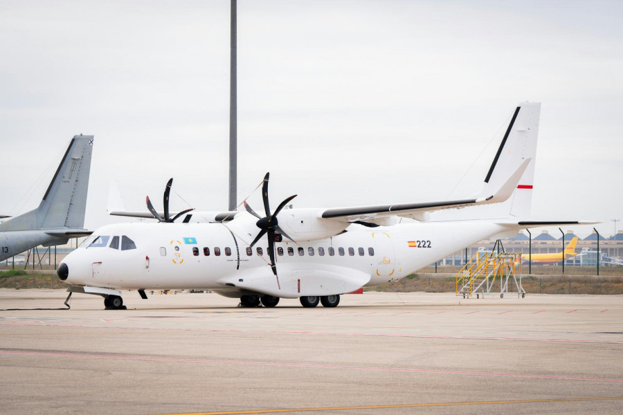 Avión de transporte C295 destinado a Kazajistán. Foto. Airbus Defence and Space