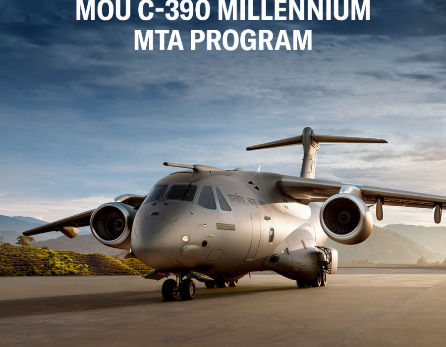 MOU Embraer and Mahindra Rise for C 390 2