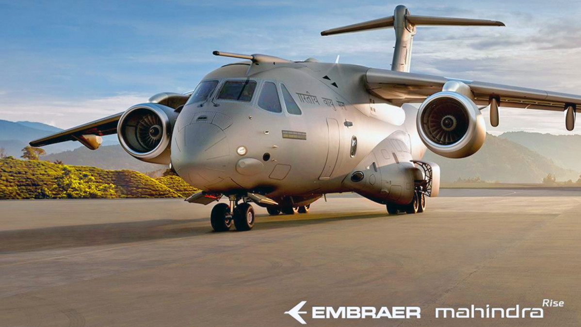 MOU Embraer and Mahindra Rise for C 390 3