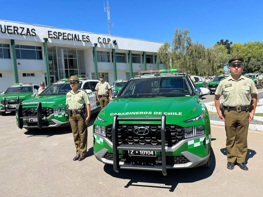 Vehu00edculos Hyundai Santa Fe 2.5 TM AT 4WD con calabozo Firma Delegaciu00f3n Presidencial Regional del Biobu00edo