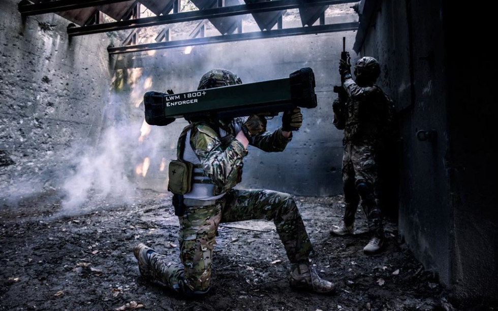 Arma sobre el hombr Enfocer. Foto. MBDA