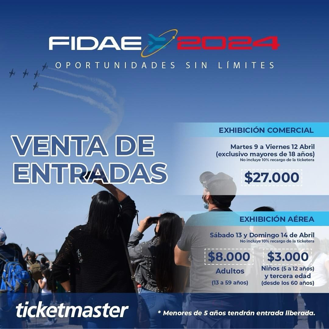Informaciu00f3n de la venta de entradas Firma Fidae